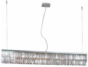 Kolarz 314.87.5 - Kristály csillár zsinóron PRISMA 7xG9/25W/230V fényezett króm
