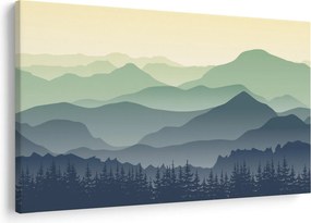 Kép - Forest Mountain (90x60 cm)