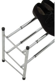 Ezüstszínű fém teleszkópos cipőtartó állvány – Premier Housewares