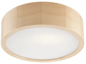 Világosbarna mennyezeti lámpa üveg búrával ø 27 cm Eveline – LAMKUR