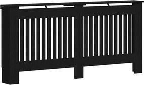 vidaXL Radiátor fedezék Fekete tölgy 172 x 19 x 81,5 cm Faanyag