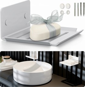 Fürdőszobai Szappantartó Pearl Ipari Falra Akasztható Rozsdamentes Acél