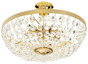 Kolarz 960.16K.3 - Kristálycsillár rúdon VALERIE 6xE14/40W/230V 24K arany