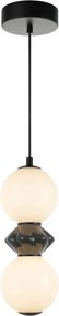 ITALUX PND-94921-2A-BK BALOS Egyágú Függesztett Lámpa Fém LED IP20