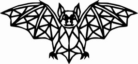 Denevér Geometrikus fali dekoráció kép 40cm