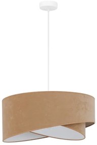 Brilagi - LED Csillár zsinóron LYRA 1xE27/15W/230V barna/fehér