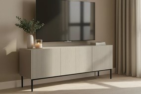 Nicole 150 cm-es TV-szekrény - kasmír / fekete lábak