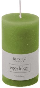 Rust zöld gyertya, égési idő 38 óra - Rustic candles by Ego dekor