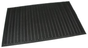 Gumi tisztítószőnyeg Waves 90 x 150 x 1,2 cm, fekete