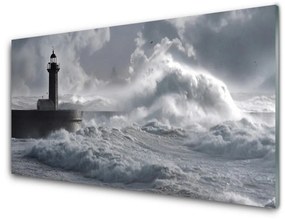 Akrilkép Lighthouse Természet 100x50 cm