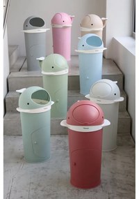 Világoskék műanyag szemetes pelenkákhoz 25 l Whale – Kindsgut