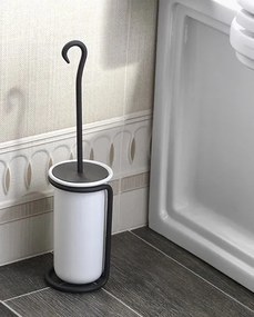 METAFORM METAFORM, REBECCA WC papír tartó fedő nélkül, fekete, CC017