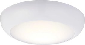 ENDON 77896 FORCA MICROWAVE Modern Kültéri Mennyezeti Lámpa Fehér, Opál LED IP44