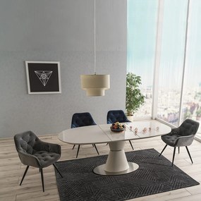 Cherry Velvet étkezőszék sötétkék