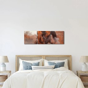 Kép - Nagy afrikai elefánt (órával) (90x30 cm)
