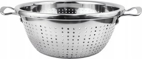 Pronett 3561Rozsdamentes acél szűrőedény fogantyúkkal 24 cm
