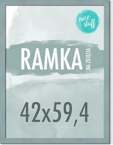 Képkeret A2 42x59,4 Képkeret Fotó 594x42 Szürke-kék