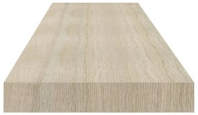 2 db kék MDF lebegő fali polc 90 x 23,5 x 3,8 cm