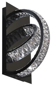 Zuma Line MX3274-2-3BCT-LED TULA fali lámpa LED/18W/230V 2700-6000K fekete