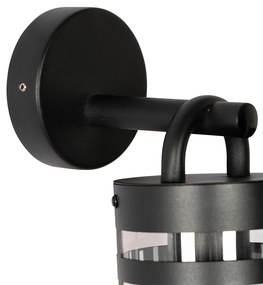 Ipari kültéri fali lámpa fekete IP44 - Ruben