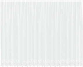 vidaXL Csipkés Függöny függönyökkel Fehér 200 x 500 cm Poliészter