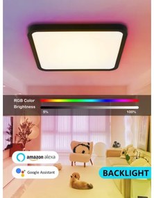 Immax NEO 07167-B40-LED RGBCCT 50W Wi-Fi Tuya dimmelhető lámpa fekete+DO