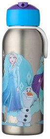 Ezüstszínű rozsdamentes acél gyerek ivópalack 350 ml Frozen 2 – Mepal