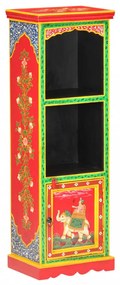 kézzel festett tömör mangófa tálaló 40 x 30 x 120 cm