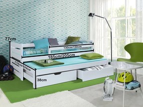 Ourbaby Praktik fehér 180x80 cm