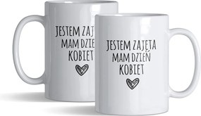 Bögre neki Elfoglalt vagyok Nőnapra elegáns tökéletes ajándék