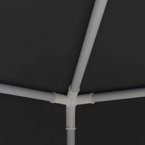 antracitszürke rendezvénysátor 2,5 x 2,5 m 90 g/m²