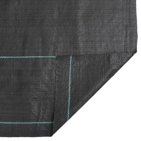 fekete PP talajtakaró membrán 0,5x10 m