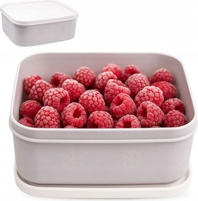 No Frost Műanyag Ételtároló Doboz Sütemény hűtőszekrényhez 700ml