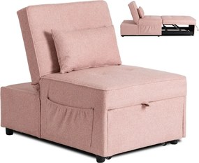 IBERIS 67 cm rózsaszín fotel