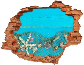 3d fali matrica lyuk a falban Starfish és kagylók nd-c-109003308