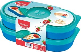 Uzsonnás doboz, 2 db, MAPED PICNIK Concept Kids Snack, kék (IMA870903)