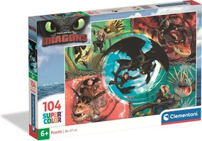 Így neveld a sárkányodat Friends 104 db-os puzzle Clementoni