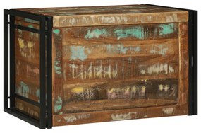 Tarka Tárolódoboz 80 x 50 x 50 cm - Tömör újrahasznosított fa