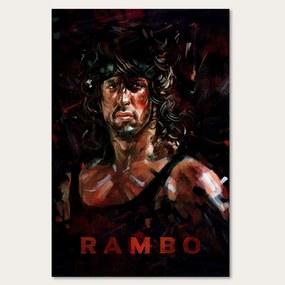 Gario Vászonkép Rambo, Sylvester Stallone - Dmitry Belov Méret: 70 x 100 cm