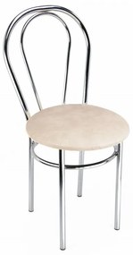 Nizza étkezőszék króm + sonoma