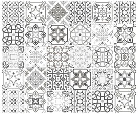 Bari 30 db-os dekoratív falimatrica szett, 10 x 10 cm - Ambiance