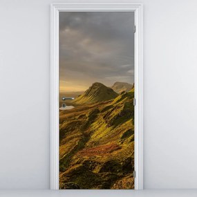 Fotótapéta ajtóra - Hegyek (95x205cm)