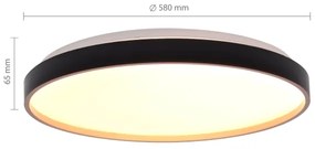 Brilagi - LED dimmelhető mennyezeti lámpa CALA LED/60W/230V 3000-6500K átm. 58 cm + távirányító