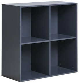 Horne fali polc, festett fa, sötétszürke 69x30x69 cm