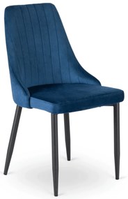 Sötétkék Bársony Étkezőszék. BARI