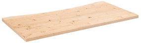tömör fenyőfa asztallap 100 x 50 x 2,5 cm