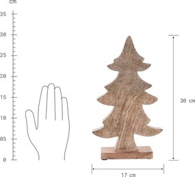 FOREST fenyőfa talpon, mangófa 30cm