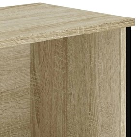 sonoma tölgy szerelt fa könyvespolc 80 x 31 x 106 cm