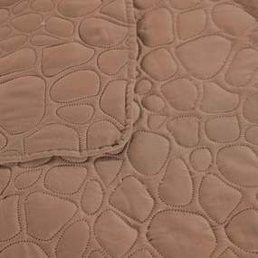 Világosbarna STONE ágytakaró Méret: 200 x 220 cm