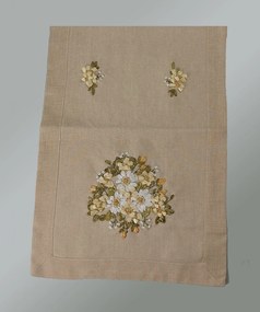 Hímzett terítő Százszorszépek 40x110 cm TiaHome